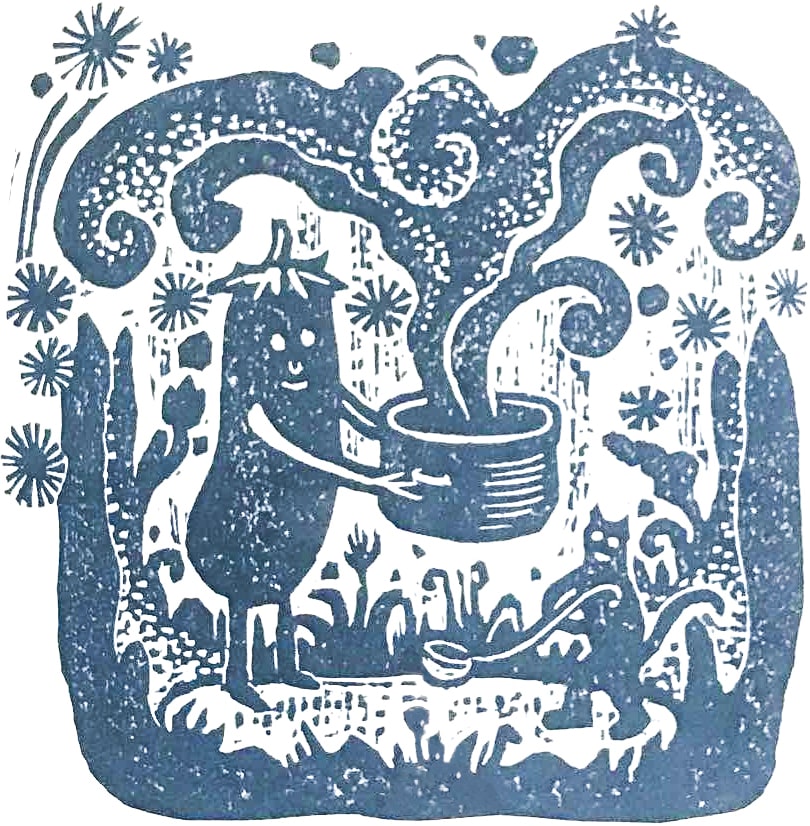 大久保草子さん版画